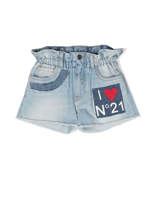 Shorts in denim N°21 Kids | N21641N02580N01